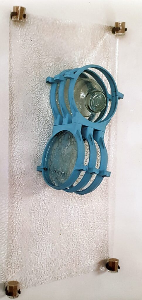 Méduse, pvc, verre, h= 100 cm 1990